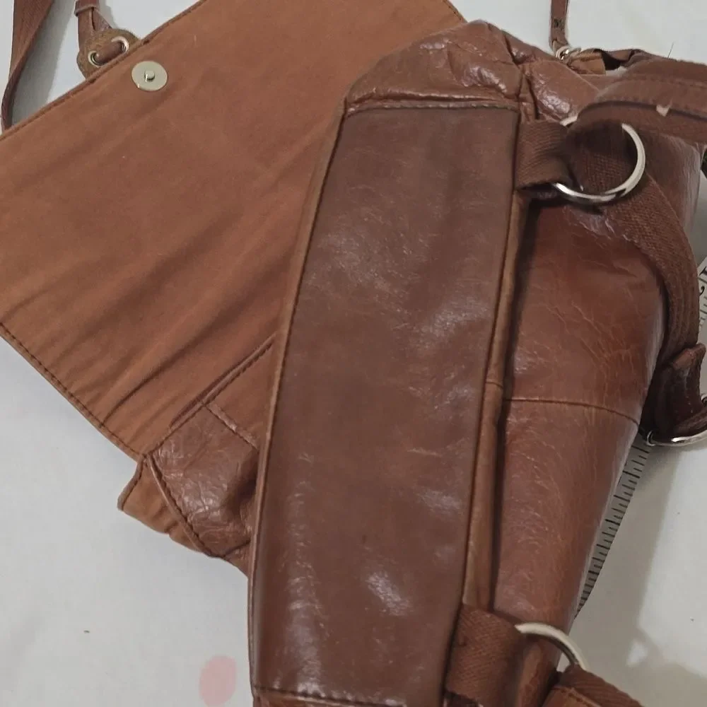 The Sak Backpack/crossbody Brown Leather Women's Bag